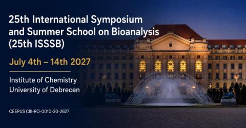 25th International Symposium and Summer School on Bioanalysis